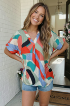 Bold Brushstroke Babe Top - Charming Charlie