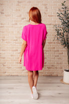 I Wanna Be Like You Dress In Fuchsia - Charming Charlie