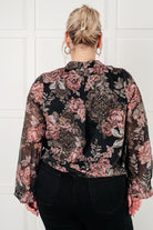 I Wish We Had it All Surplice Floral Blouse - Charming Charlie