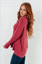 If I'm Picking Long Sleeve Top - Charming Charlie