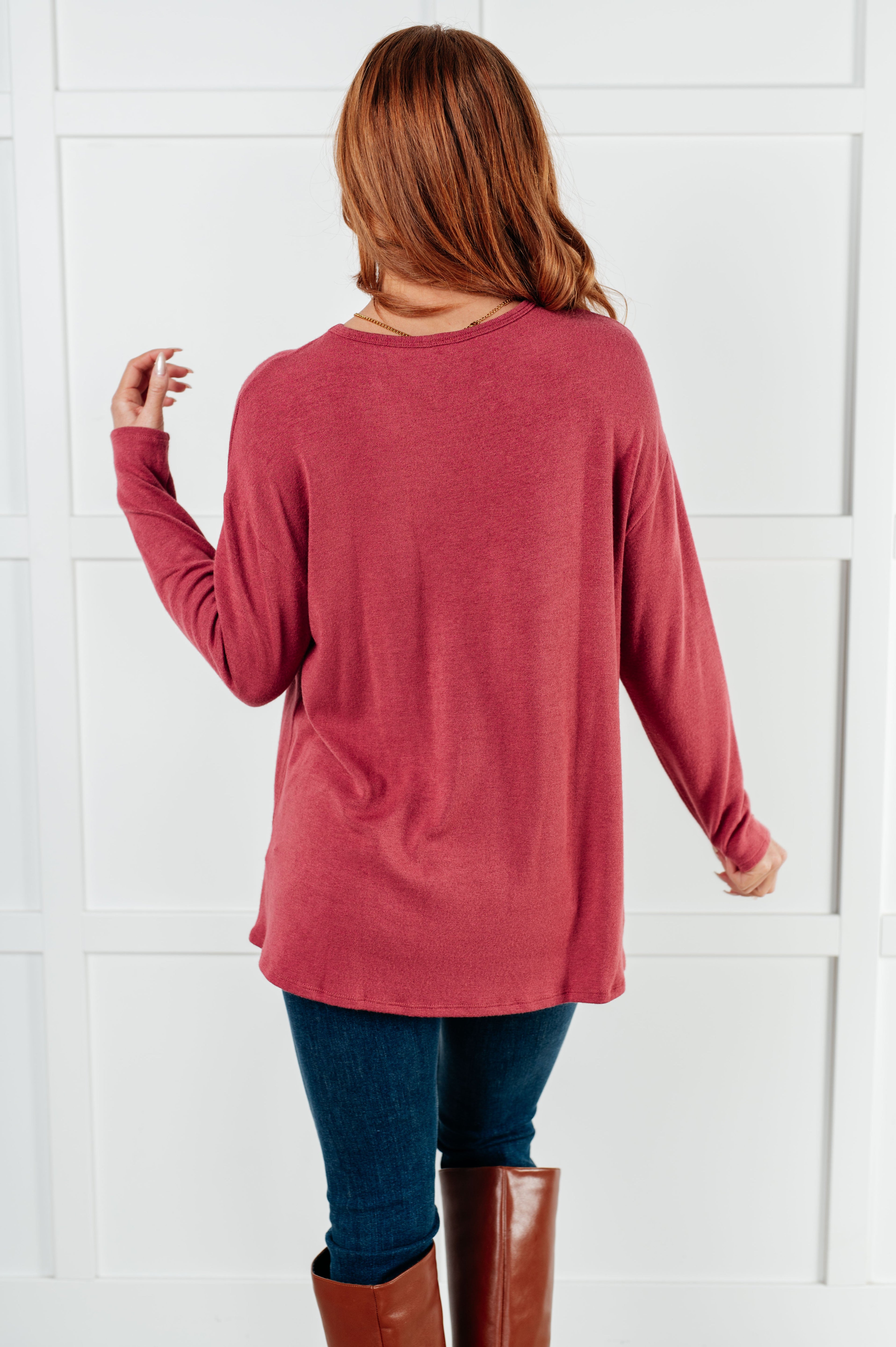 If I'm Picking Long Sleeve Top - Charming Charlie