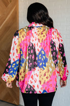 In The Wild Animal Print Blouse - Charming Charlie