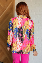In The Wild Animal Print Blouse - Charming Charlie