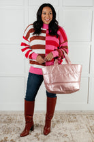 In Your Lane Color Blocked Stripe Sweater - Charming Charlie