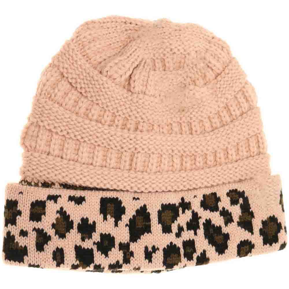 IndiePink Matching Cuff Leopard Print CC Beanie combines expert craftsmanship with standout style. Designed with a comfortable cuff and eye-catching leopard pattern, this beanie offers reliable warmth and a fashionable look. Its stretchy fabric ensures a secure fit for extended wear, making it an ideal accessory for cool weather while enhancing your seasonal wardrobe with a touch of wild sophistication. 
