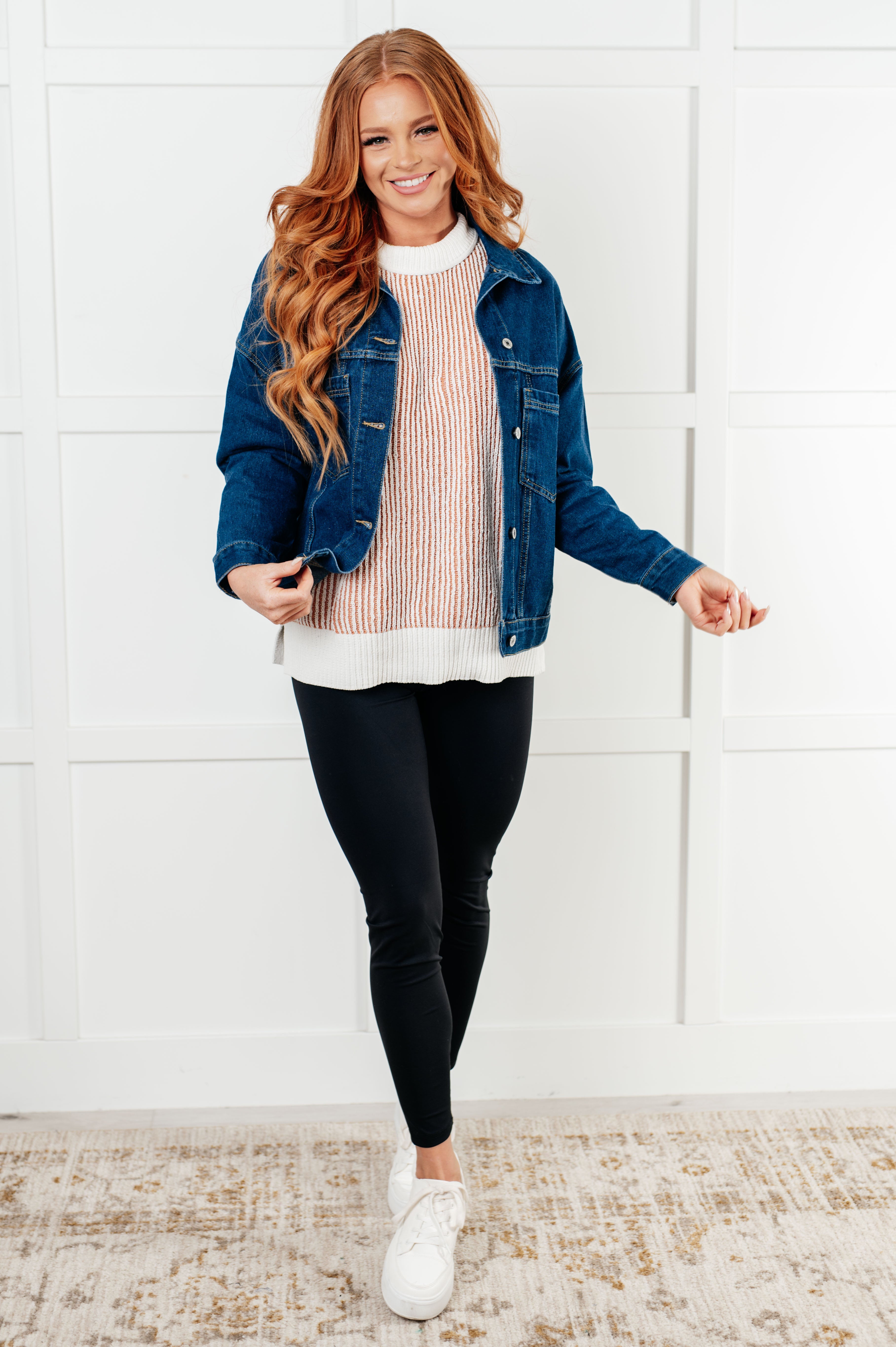 Have We Met Oversized Denim Jacket - Charming Charlie