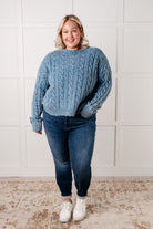 In the Right Direction Cable Knit Sweater - Charming Charlie