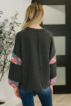 In the Spotlight Contrast Pullover - Charming Charlie