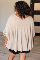 Isabel Embroidered Tunic in Mocha - Charming Charlie