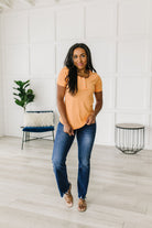 It Figures Scoop Neck Top - Charming Charlie