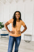 It Figures Scoop Neck Top - Charming Charlie