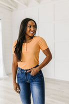 It Figures Scoop Neck Top - Charming Charlie