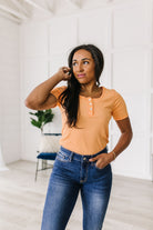 It Figures Scoop Neck Top - Charming Charlie