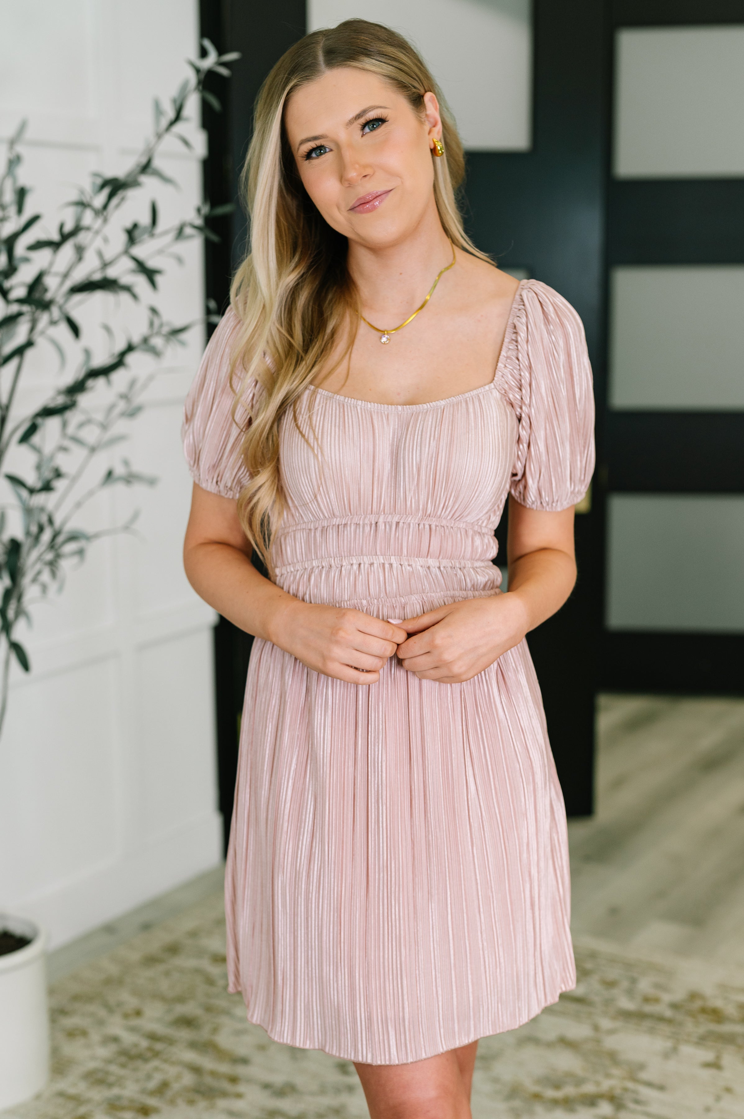 It's For the Aesthetic Balloon Sleeve Dress - Charming Charlie