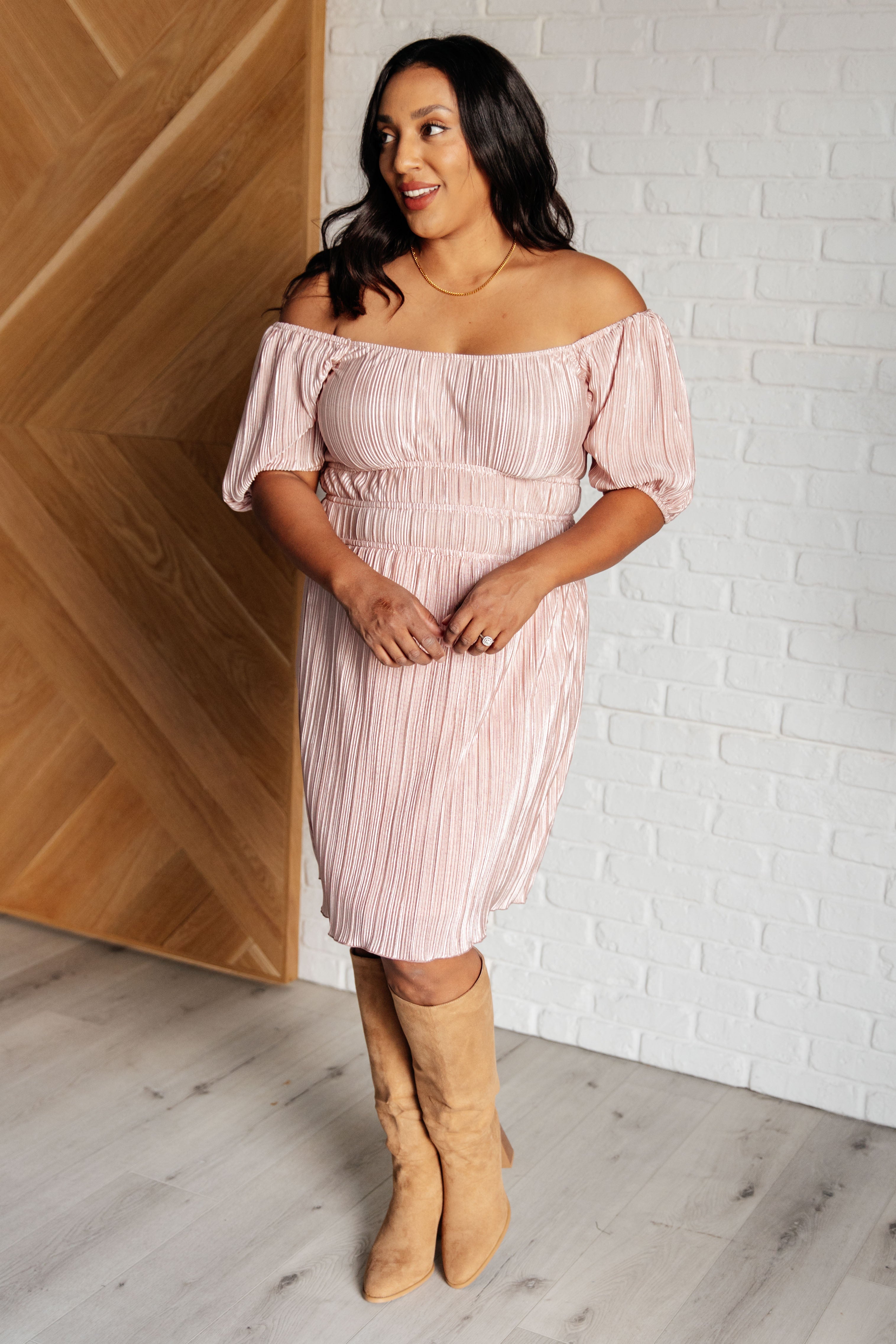 It's For the Aesthetic Balloon Sleeve Dress - Charming Charlie