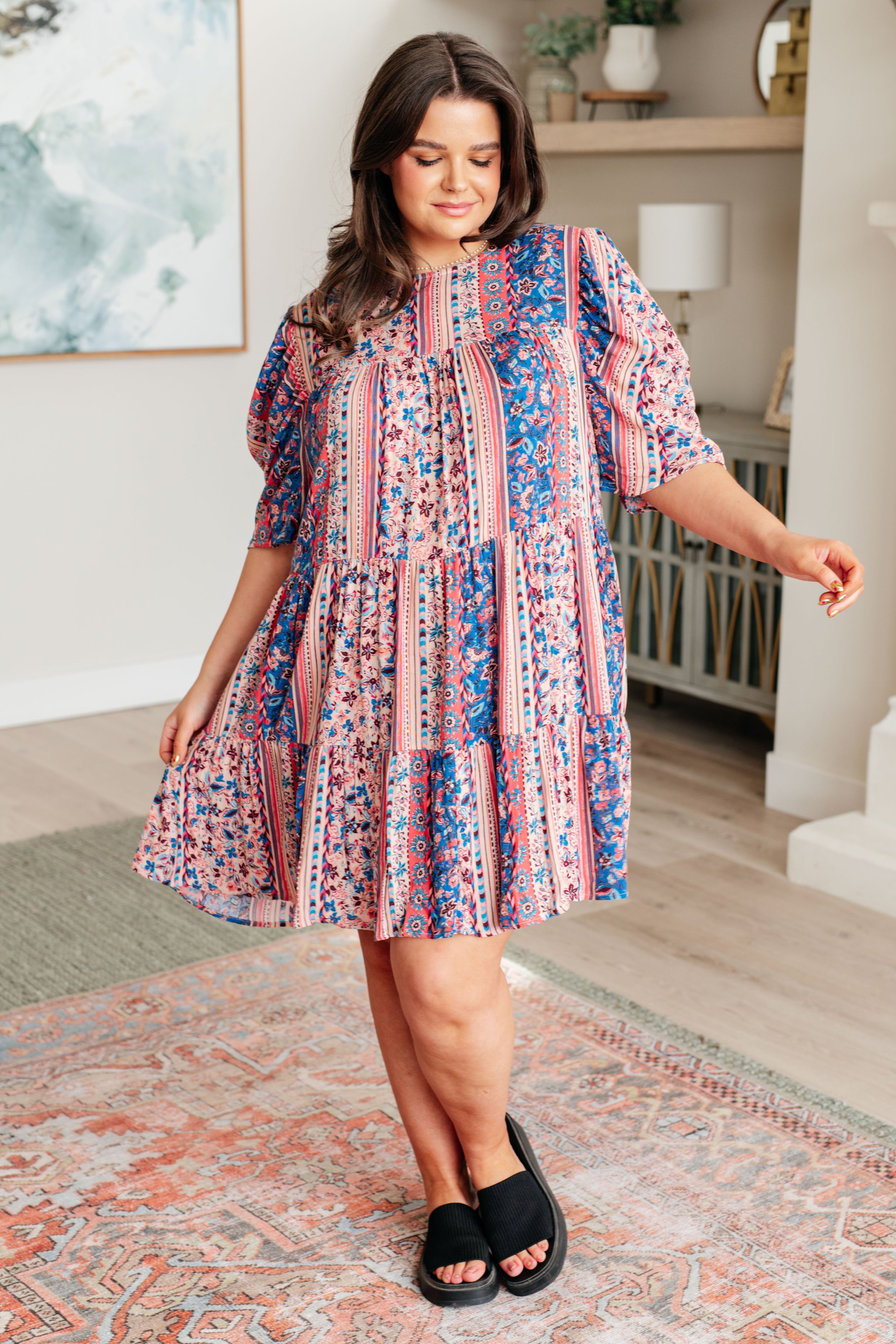 It's a Delicacy Tiered Dress - Charming Charlie