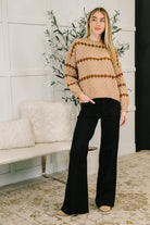 Ivy Lane Textured Sweater in Taupe - Charming Charlie