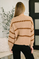 Ivy Lane Textured Sweater in Taupe - Charming Charlie