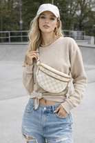 Checkered Crossbody Bag - Charming Charlie