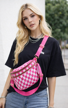 Checkered Crossbody Bag - Charming Charlie