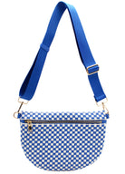 Checkered PU Crossbody Bag - Charming Charlie