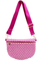 Checkered PU Crossbody Bag - Charming Charlie