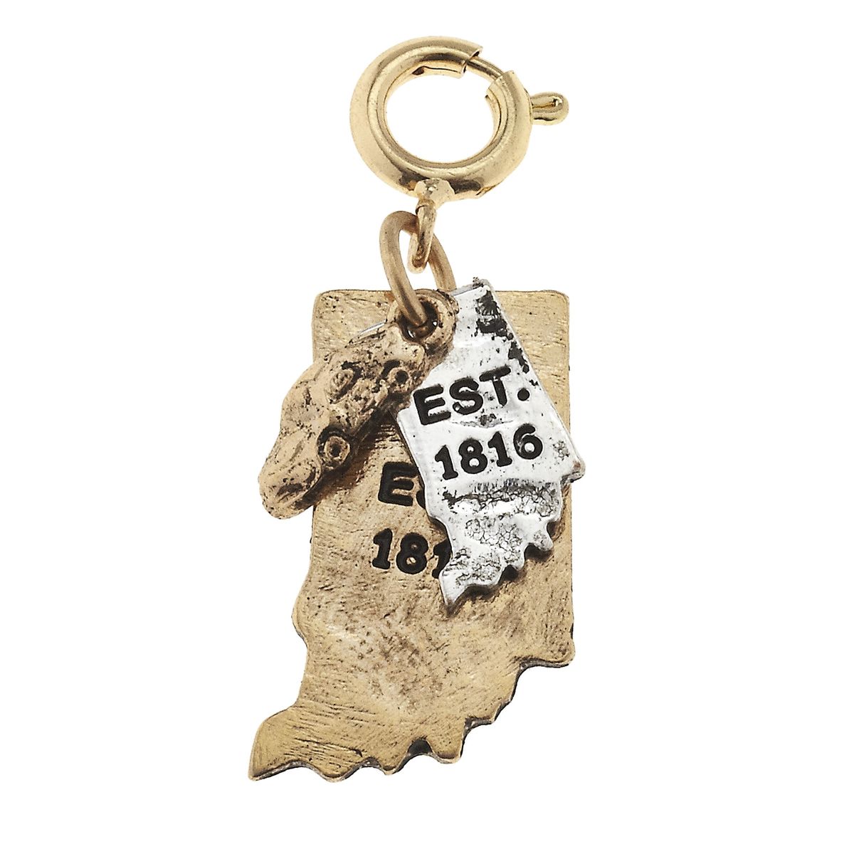 Sprint Car Charm Key Chain