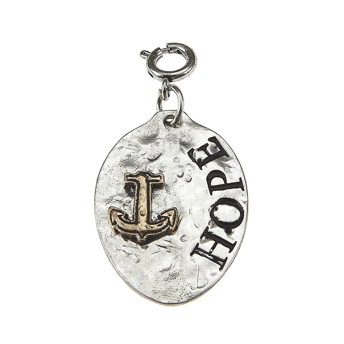 Hope Words and Anchor On Spoon Charm – Charming Charlie