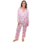 Baby it's Cold Outside Satin Pajama Long Sleeve Set - Charming Charlie