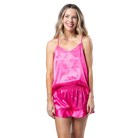 Candy Pop Pink Satin Pajama Tank Set - Charming Charlie