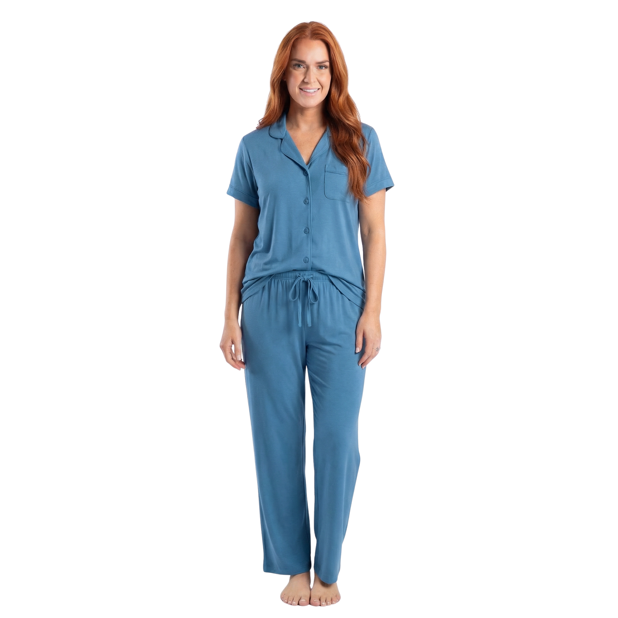 Denim Dreams Bamboo Pajama Set - Charming Charlie