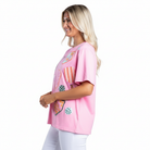 Pickleball Queen Pink Short Sleeve T-Shirt - Charming Charlie