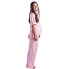 Strawberry Picnic Bamboo Pant Set S