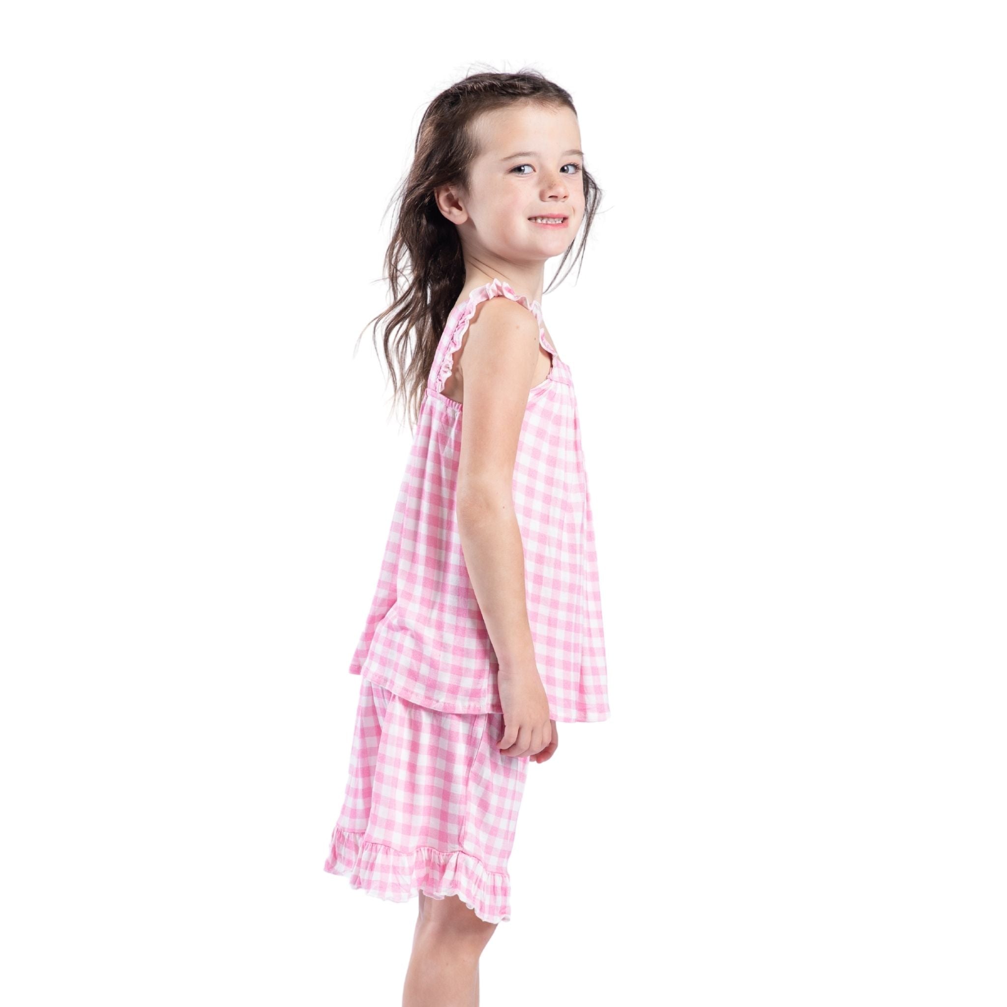 Kids Strawberry Picnic Bamboo Tank Set S