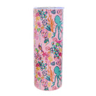 Ocean Jungle 20 Oz. Skinny Tumbler With Lid And Straw
