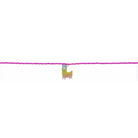 Kids 12" Hot Pink Seed Bead with Llama Charm Necklace, 2" Ext