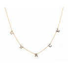16" Faceted Champagne Grace Necklace, 3" Ext