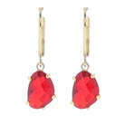 18K Gold Plated "July" Carnelian Earring