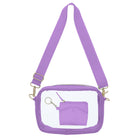 Lovely Lavender Clear Crossbody + Keychain Wallet