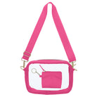 Pink Passion Clear Crossbody + Keychain Wallet
