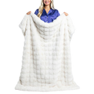 Cream Faux Fur Throw Blanket - Charming Charlie