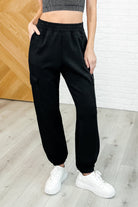 Jog and Snog Joggers in Black - Charming Charlie