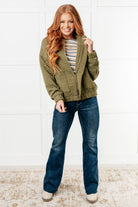 Jungle Explorer Quilted Zip Up Jacket - Charming Charlie