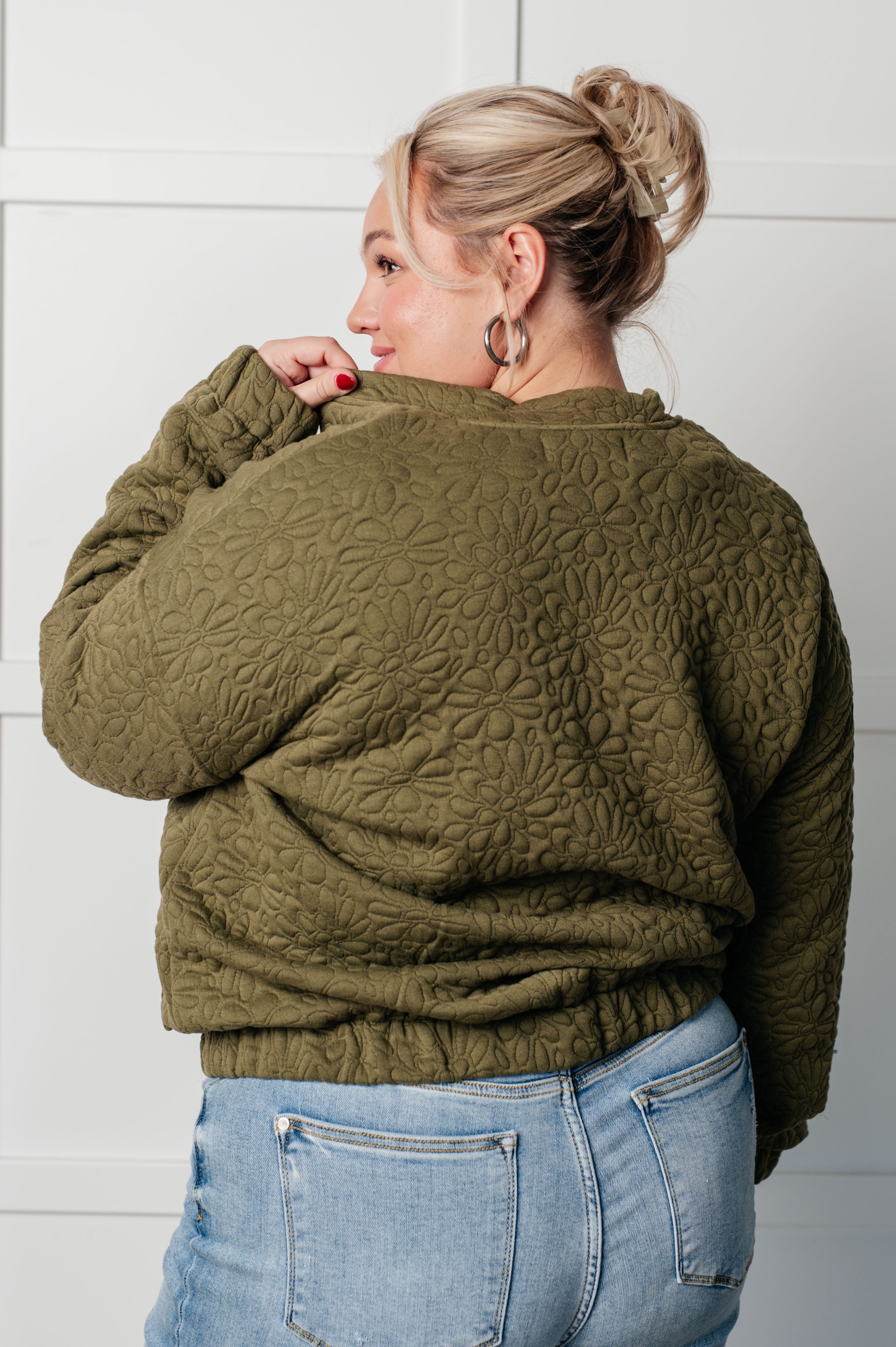 Jungle Explorer Quilted Zip Up Jacket - Charming Charlie