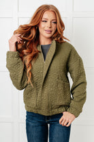 Jungle Explorer Quilted Zip Up Jacket - Charming Charlie