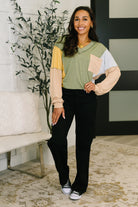 Jungle Trails Colorblock Top - Charming Charlie
