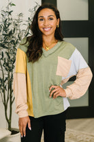 Jungle Trails Colorblock Top - Charming Charlie