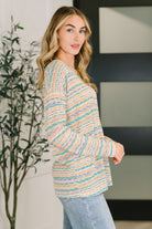 Just About Right Top in Multi - Charming Charlie