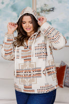 Just Going For It Aztec Hoodie - Charming Charlie