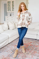 Just Going For It Aztec Hoodie - Charming Charlie